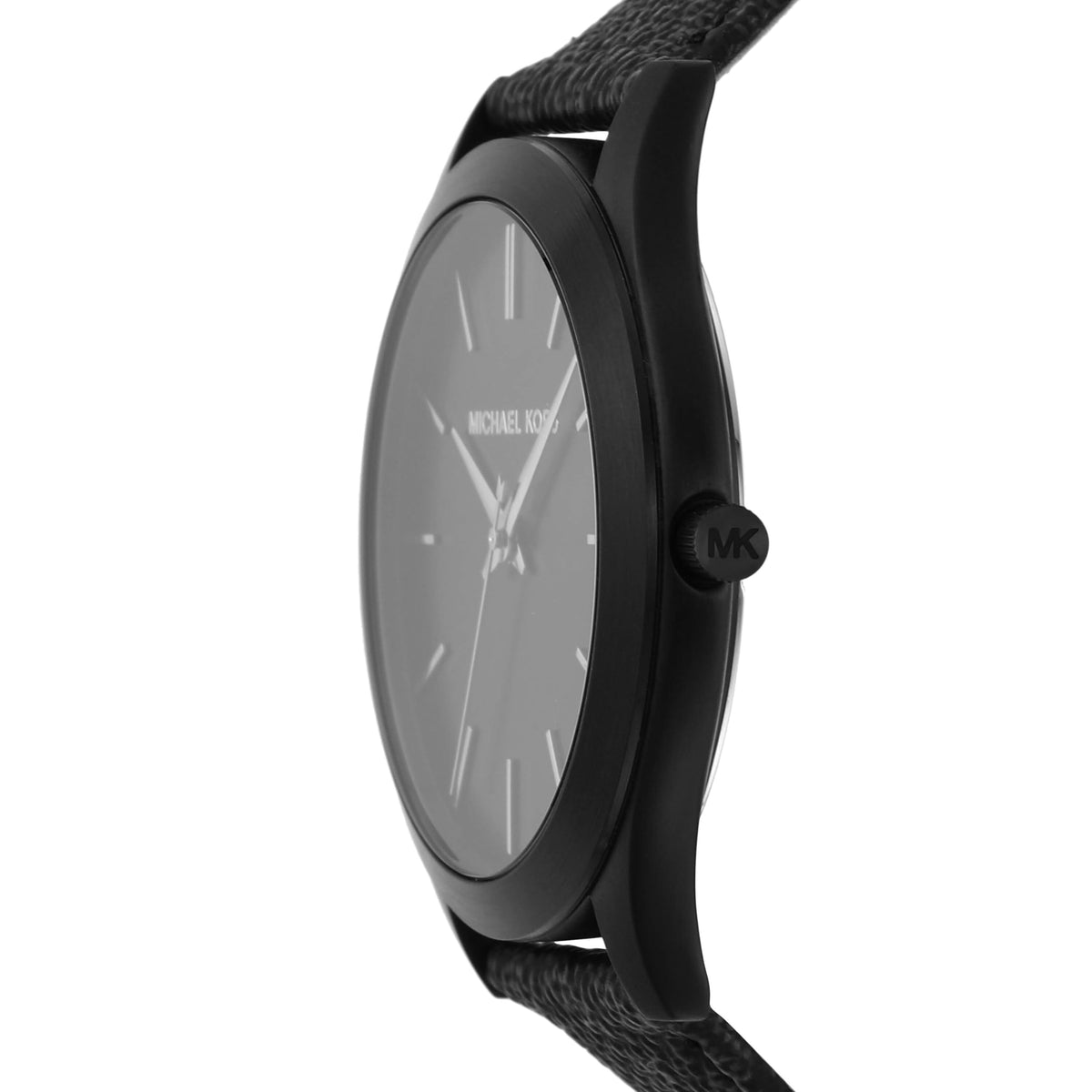  Shop Authentic Michael Kors Slim Runway Black Dial Black Leather Strap Watch For Men - MK8908 - Luxxuri