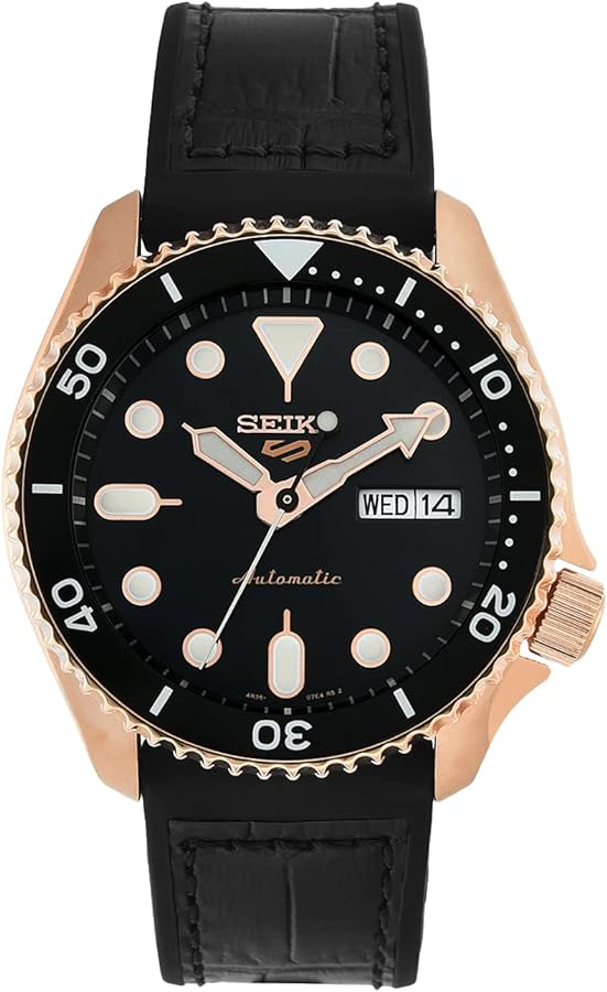  Shop Authentic Seiko 5 Sport SKX Automatic Black Dial Black Silicone Strap Watch For Men - SRPD76K1 - Luxxuri