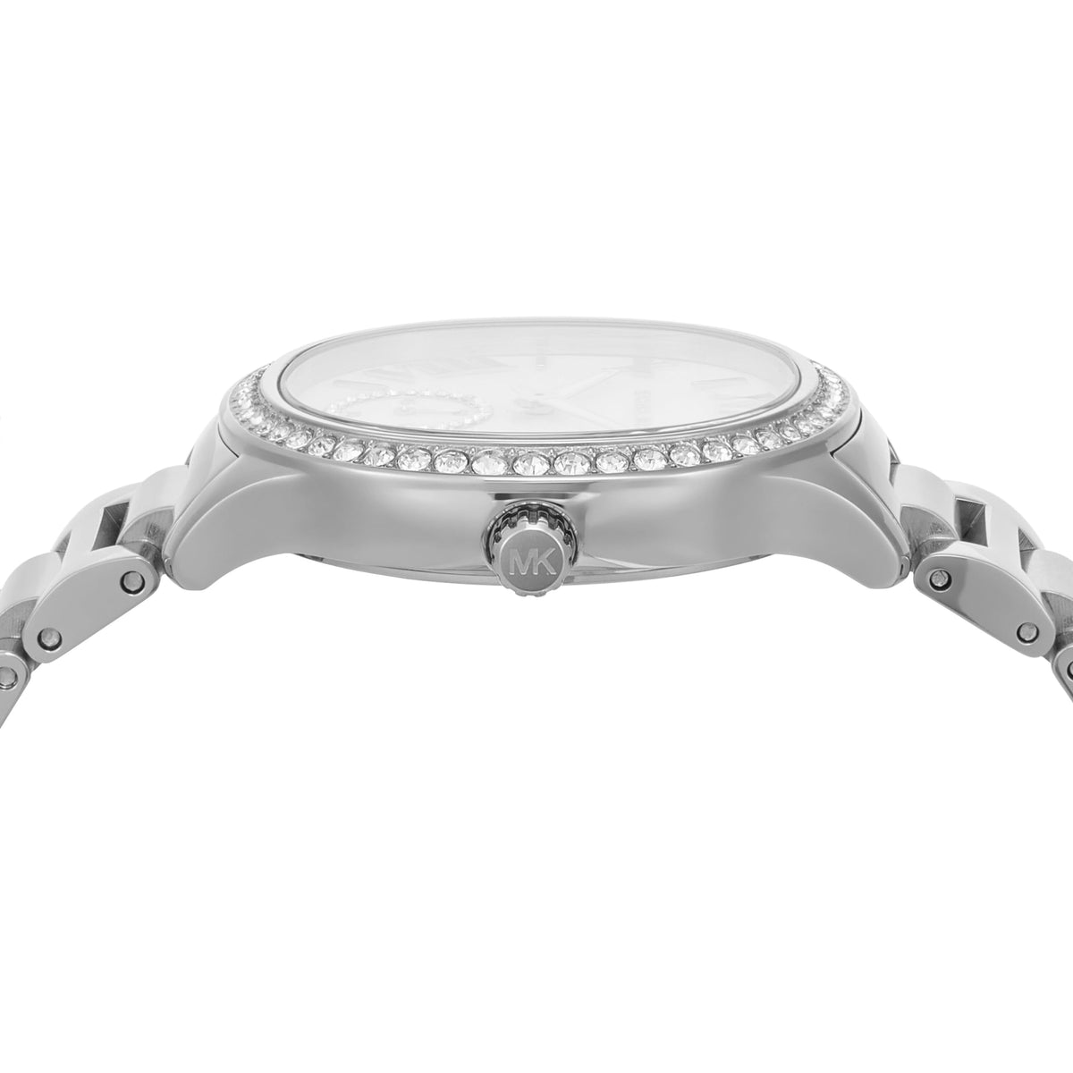  Shop Authentic Michael Kors Sage Three-Hand White Dial Silver Steel Strap Watch for Women - MK4807 - Luxxuri