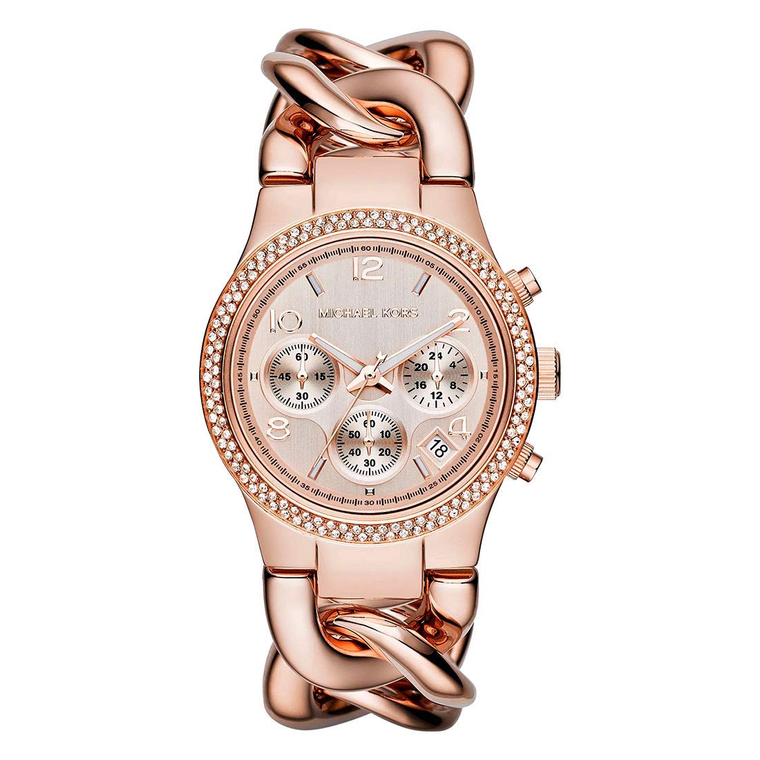  Shop Authentic Michael Kors Runway Rose Gold Dial Rose Gold Steel Strap Watch for Women - MK3247 - Luxxuri