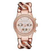  Shop Authentic Michael Kors Runway Rose Gold Dial Rose Gold Steel Strap Watch for Women - MK3247 - Luxxuri