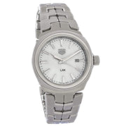  Shop Authentic Tag Heuer Link Quartz Mother of Pearl Dial Silver Steel Strap Watch for Women - WBC1310.BA0600 - Luxxuri