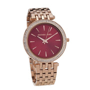  Shop Authentic Michael Kors Darci Red DIal Rose Gold Stainless Steel Strap Watch for Women - MK3378 - Luxxuri