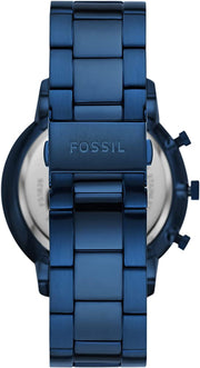  Shop Authentic Fossil Neutra Chronograph Blue Dial Blue Steel Strap Watch for Men - FS5826 - Luxxuri