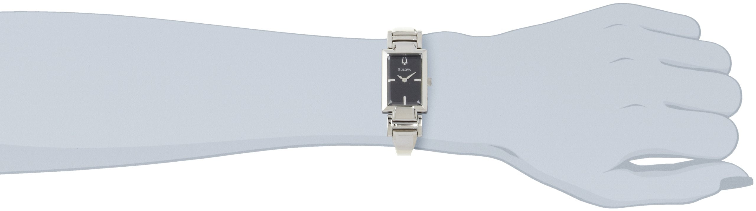  Shop Authentic Bulova Classic Collection Black Dial Silver Steel Strap Watch for Women - 96L138 - Luxxuri