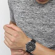  Shop Authentic Hugo Boss Driver Black Dial Black Leather Strap Watch for Men -1513087 - Luxxuri