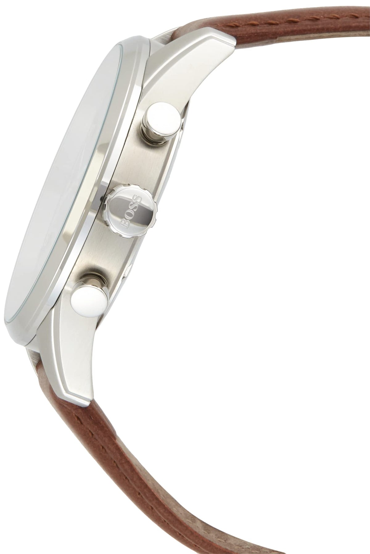  Shop Authentic Hugo Boss Skymaster Grey Dial Brown Leather Strap Watch for Men - 1513787 - Luxxuri