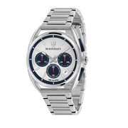  Shop Authentic Maserati Trimarano Chronograph Silver Dial Silver Stainless Steel Strap Watch For Men - R8873632001 - Luxxuri