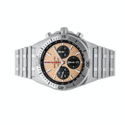  Shop Authentic Breitling Chronomat B01 42 Brown Dial Silver Steel Strap Watch for Men - AB0134101K1A1 - Luxxuri
