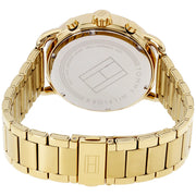 Shop Authentic Tommy Hilfiger Quartz White Dial Gold Steel Strap Watch for Men - 1791455 - Luxxuri