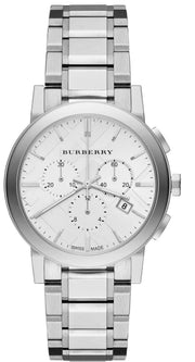  Shop Authentic Burberry The City White Dial Silver Steel Strap Watch for Men - BU9750 - Luxxuri