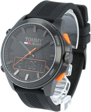  Shop Authentic Tommy Hilfiger Jeans Analog Black Dial Black Silicone Strap Watch For Men - 1791763 - Luxxuri