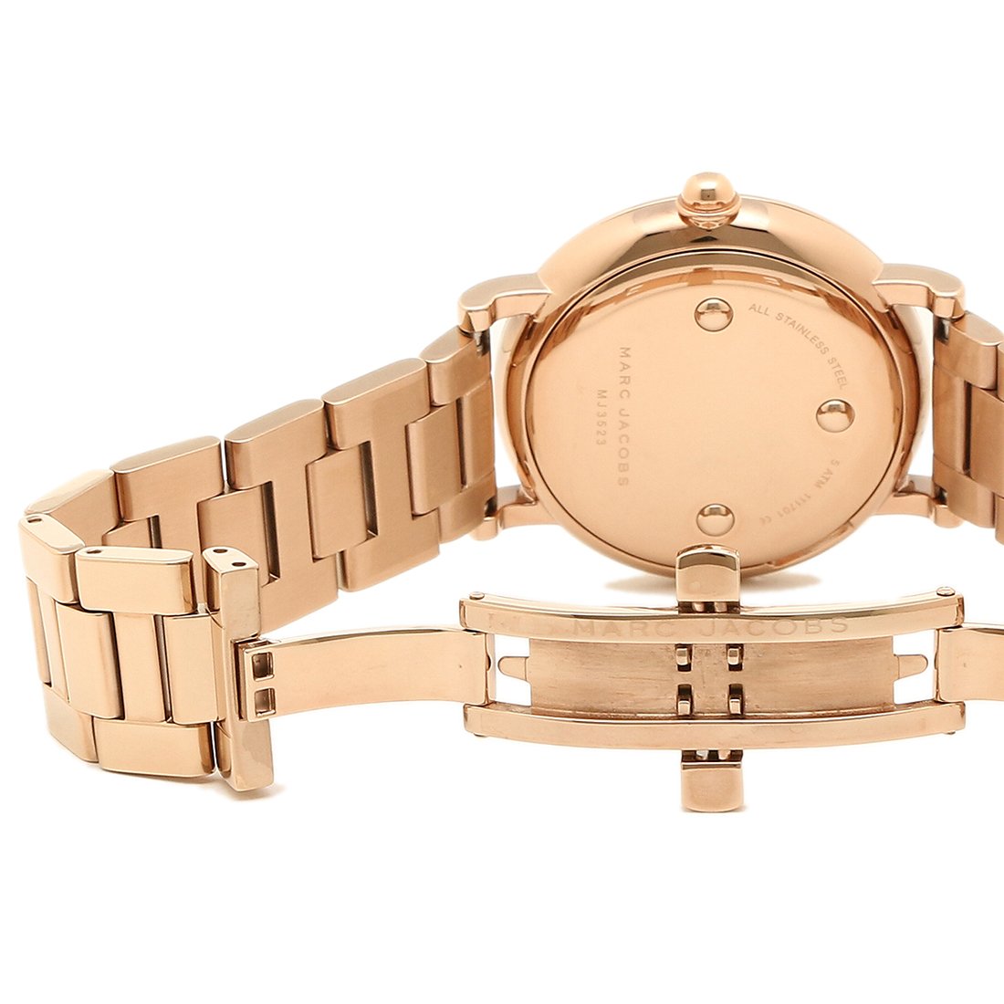  Shop Authentic Marc Jacobs Roxy White Dial Rose Gold Steel Strap Watch for Women - MJ3523 - Luxxuri
