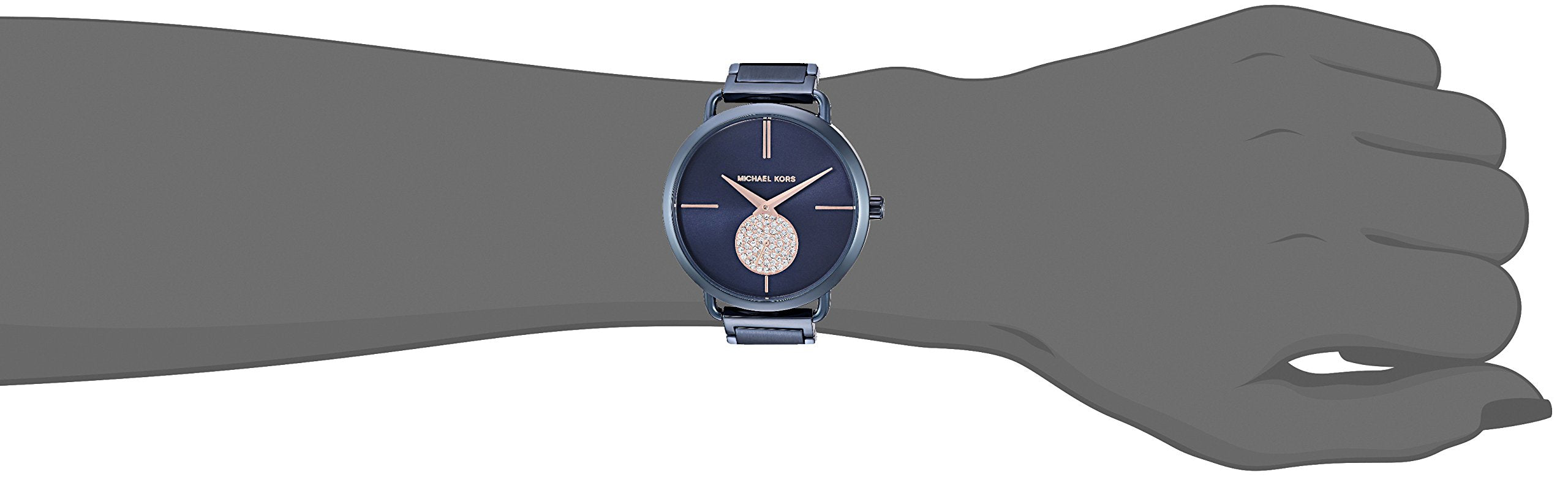  Shop Authentic Michael Kors Portia Blue Dial Blue Stainless Steel Strap Watch for Women - MK3680 - Luxxuri
