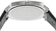  Shop Authentic Gucci Grip Quartz Silver Dial Green Leather Strap Watch For Women - YA157414 - Luxxuri