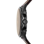  Shop Authentic Fossil Forrester Chronograph Black Dial Brown Leather Strap Watch for Men - FS5608 - Luxxuri