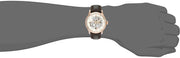  Shop Authentic Fossil Townsman Automatic Skeleton White Dial Brown Leather Strap Watch for Men - ME3078 - Luxxuri