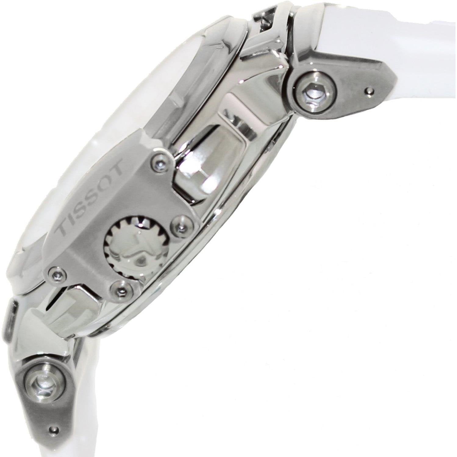  Shop Authentic Tissot T Race Lady Chronograph White Dial White Rubber Strap Watch for Women - T048.217.17.017.00 - Luxxuri