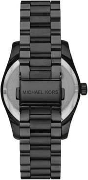  Shop Authentic Michael Kors Lexington Lux Black Dial Black Steel Strap Watch For Women - MK7442 - Luxxuri