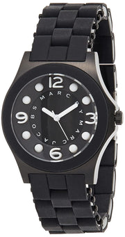  Shop Authentic Marc Jacobs Pelly Black Dial Black Silicone Strap Watch for Women - MBM2528 - Luxxuri
