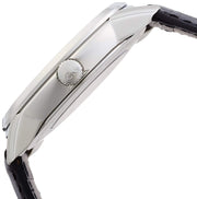  Shop Authentic Calvin Klein Infinity Silver Dial Black Leather Strap Watch for Men - K5S341C6 - Luxxuri