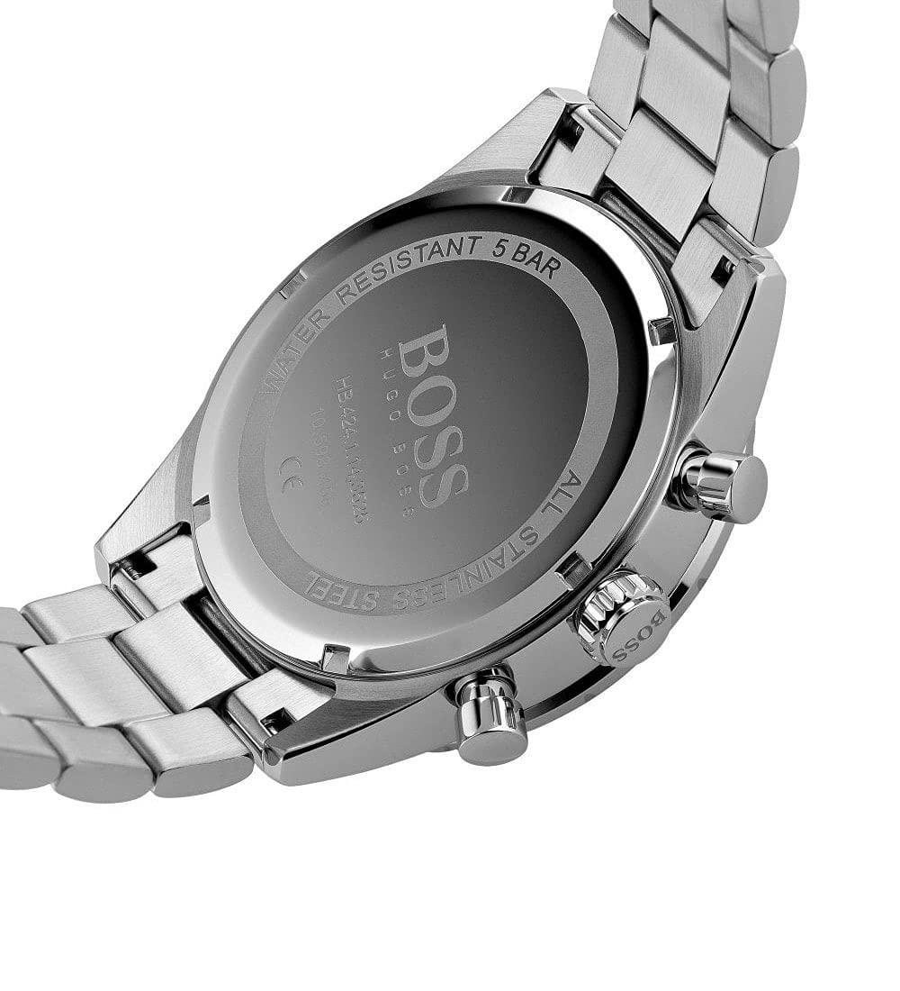  Shop Authentic Hugo Boss Pilot Blue Dial Silver Steel Strap Watch for Men - 1513850 - Luxxuri