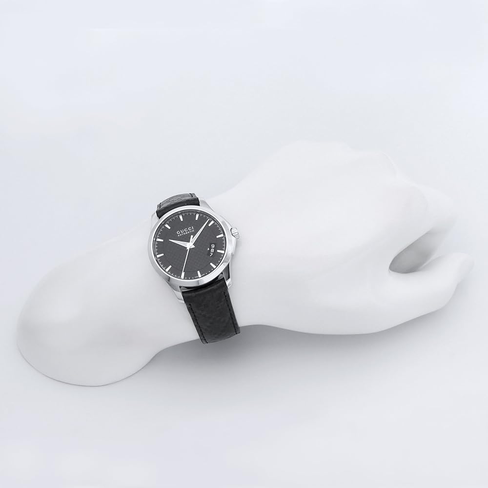  Shop Authentic Gucci G Timeless Quartz Black Dial Black Leather Strap Watch for Men - YA126413 - Luxxuri