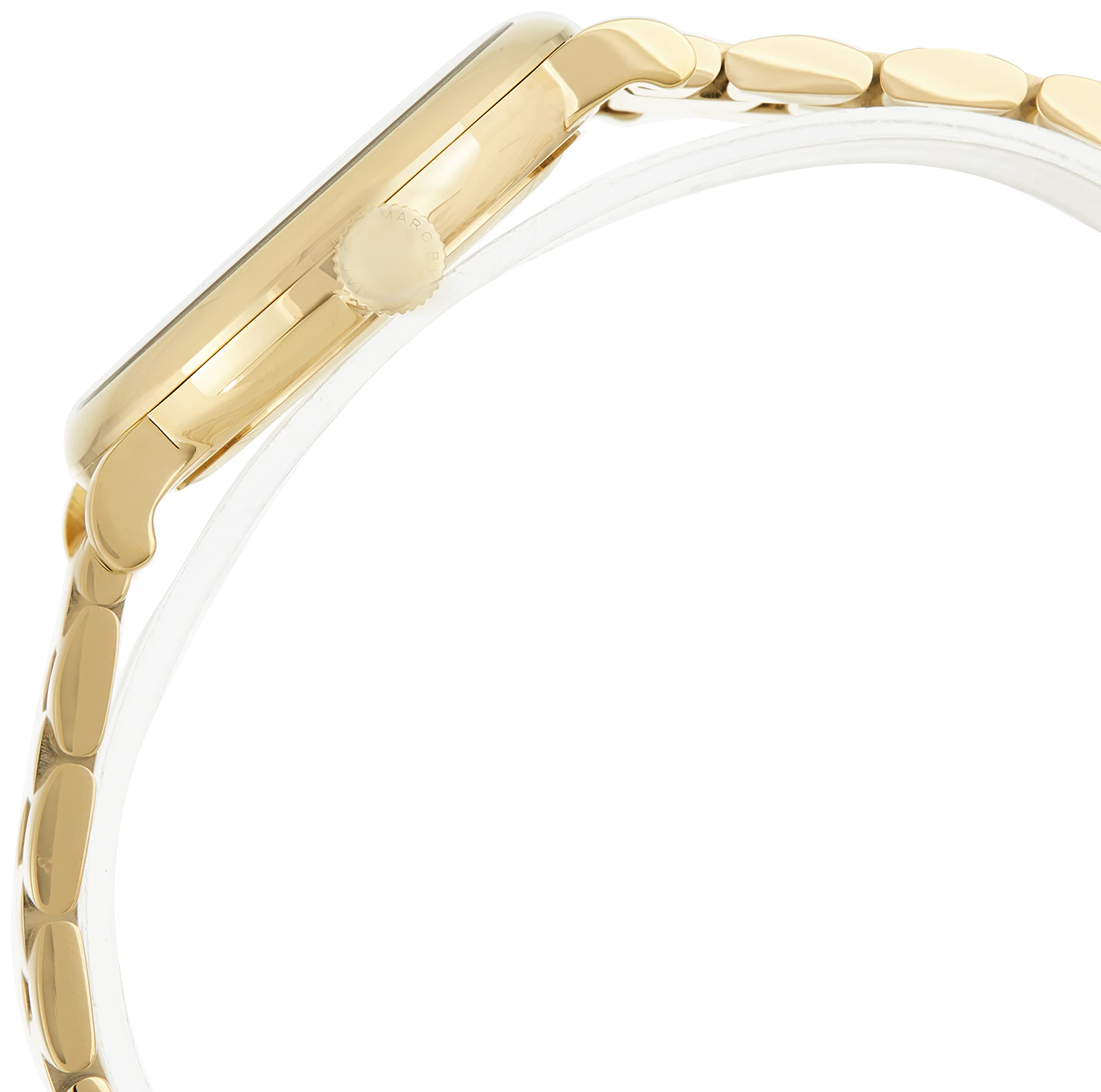  Shop Authentic Marc Jacobs Fergus White Dial Gold Steel Strap Watch for Women - MBM8647 - Luxxuri