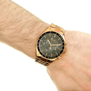 Shop Authentic Hugo Boss Trophy Grey Dial Rose Gold Steel Strap Watch for Men - 1513632 - Luxxuri