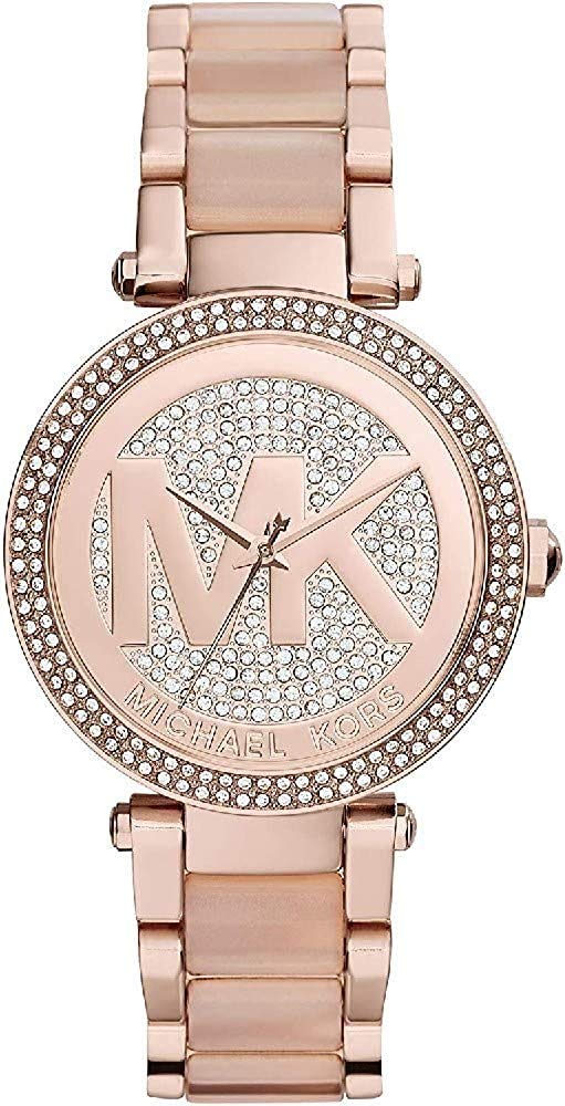  Shop Authentic Michael Kors Parker Pink Dial Pink Steel Strap Watch for Women - MK6176 - Luxxuri