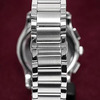  Shop Authentic Emporio Armani Valente Chronograph Quartz Black Dial Silver Steel Strap Watch For Men - AR11083 - Luxxuri