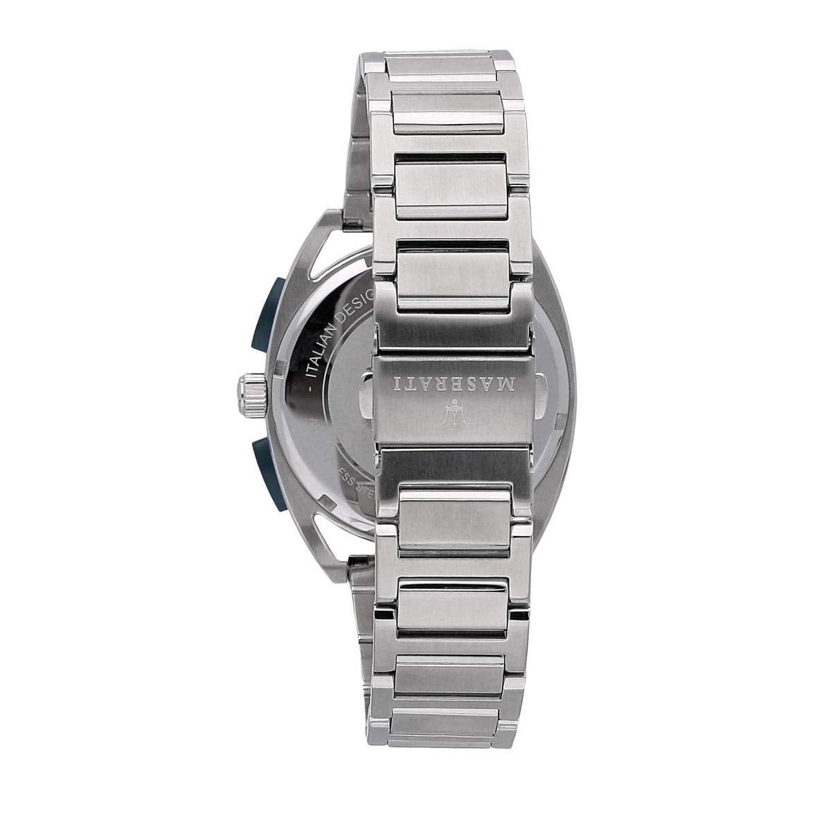  Shop Authentic Maserati Trimarano Chronograph Blue Dial Silver Steel Strap Watch For Men - R8873632004 - Luxxuri