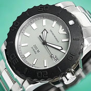  Shop Authentic Emporio Armani Bracelet Collection Black Dial Silver Steel Strap Watch For Men - AR5970 - Luxxuri