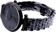  Shop Authentic Emporio Armani Gianni T Bar Analog Black Dial Black Steel Strap Watch For Men - AR11299 - Luxxuri