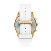  Shop Authentic Michael Kors Hadyn Chronograph White Dial White Rubber Strap Watch for Women - MK7484 - Luxxuri