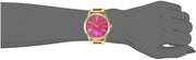  Shop Authentic Michael Kors Hartman Quartz Pink Dial Gold Steel Strap Watch For Women - MK3520 - Luxxuri