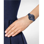  Shop Authentic Fossil Jacqueline Blue Dial Blue Steel Strap Watch for Women - ES4094 - Luxxuri