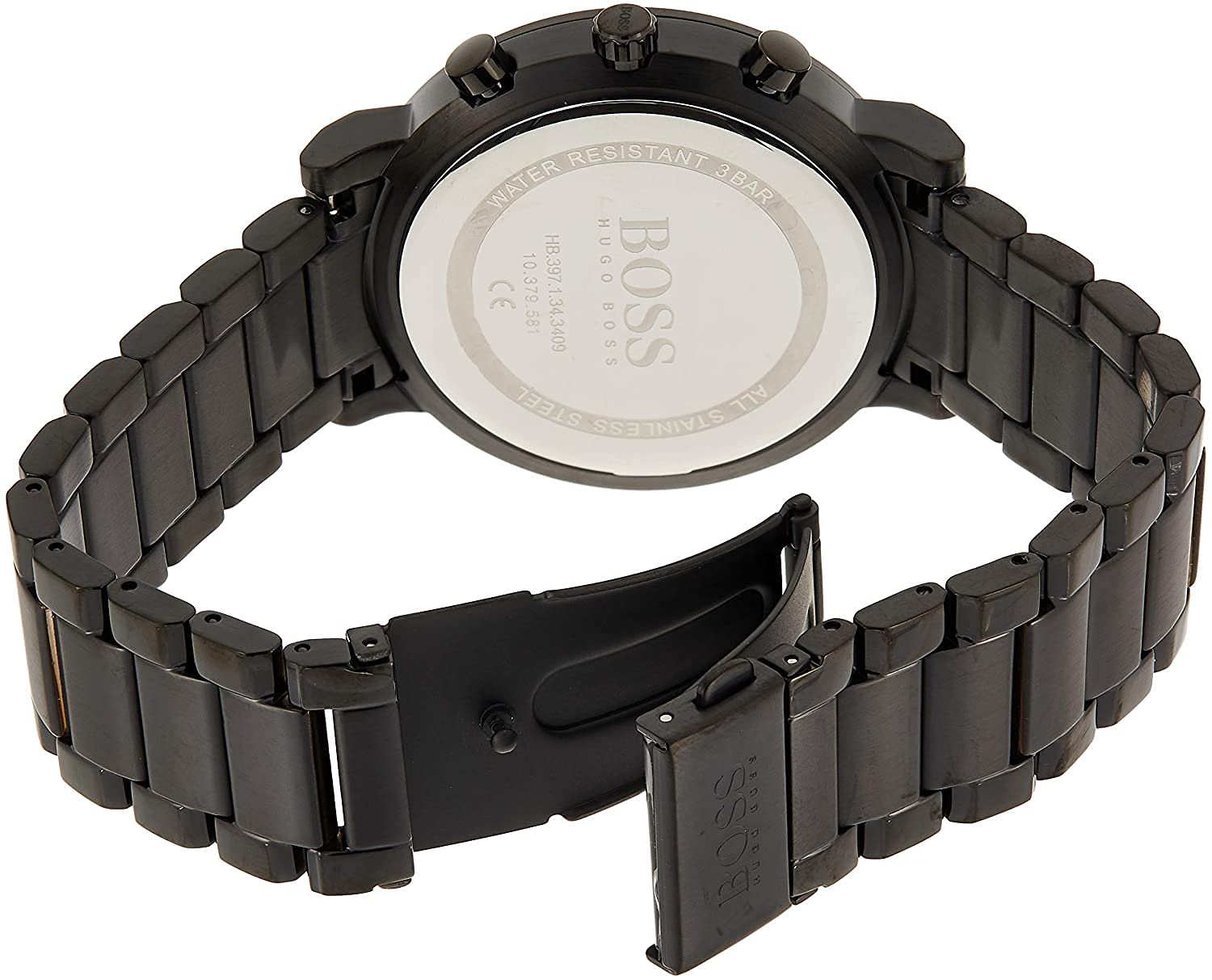  Shop Authentic Hugo Boss Integrity Black Dial Black Steel Strap Watch for Men - 1513780 - Luxxuri