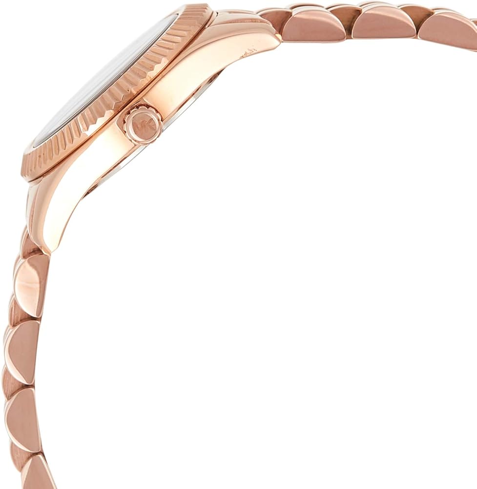  Shop Authentic Michael Kors Lexington Quartz Blue Dial Rose Gold Steel Strap Watch For Women - MK3272 - Luxxuri