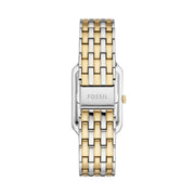  Shop Authentic Fossil Raquel Three Hand Mother of Pearl Dial Two Tone Steel Strap Watch For Women - ES5305 - Luxxuri