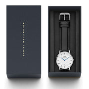  Shop Authentic Daniel Wellington Dapper Sheffield White Dial Black Leather Strap Watch For Men - DW00100088 - Luxxuri