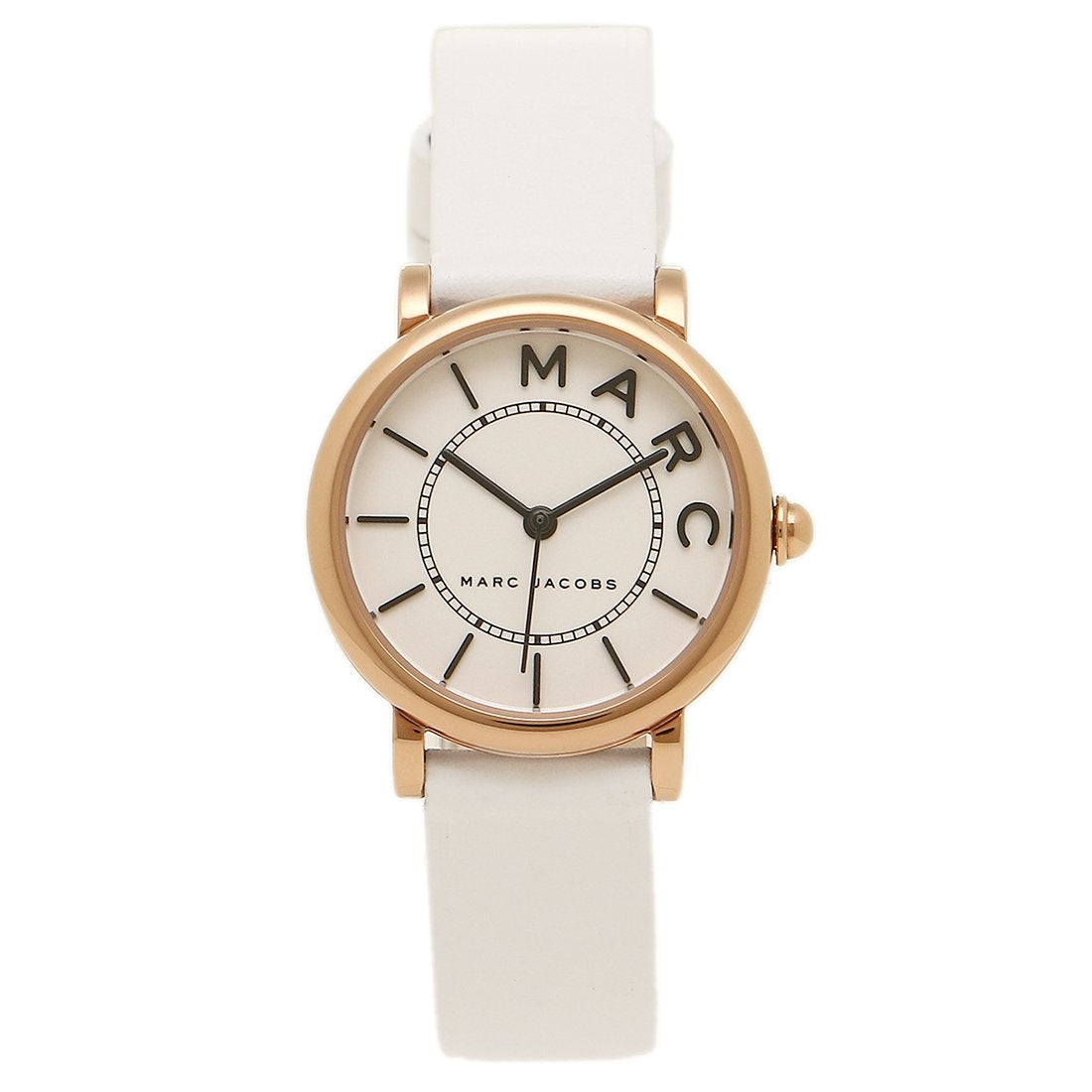  Shop Authentic Marc Jacobs Roxy White Dial White Leather Strap Watch for Women - MJ1562 - Luxxuri