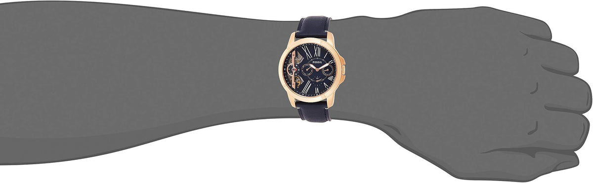  Shop Authentic Fossil Grant Twist Multifunction Blue Dial Blue Leather Strap Watch for Men - ME1162 - Luxxuri