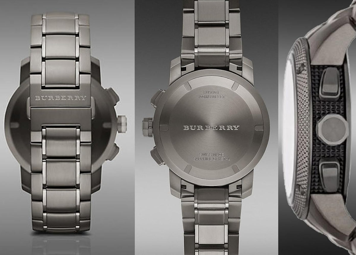  Shop Authentic Burberry Endurance Chronograph Quartz Black Dial Black Steel Strap Watch For Men - BU9801 - Luxxuri