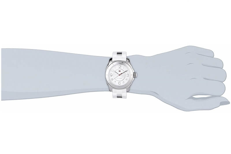  Shop Authentic Tommy Hilfiger K2 White Dial White Rubber Strap Watch for Women - 1781306 - Luxxuri