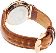  Shop Authentic Daniel Wellington Dapper Durham White Dial Brown Leather Strap Watch For Women - DW00100113 - Luxxuri