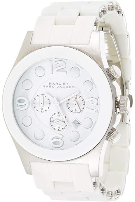  Shop Authentic Marc Jacobs Pelly White Dial White Silicone Strap Watch for Women - MBM2565 - Luxxuri