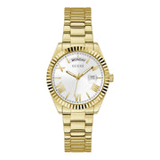  Shop Authentic Guess Luna White Dial Gold Steel Strap Watch for Women - GW0308L2 - Luxxuri