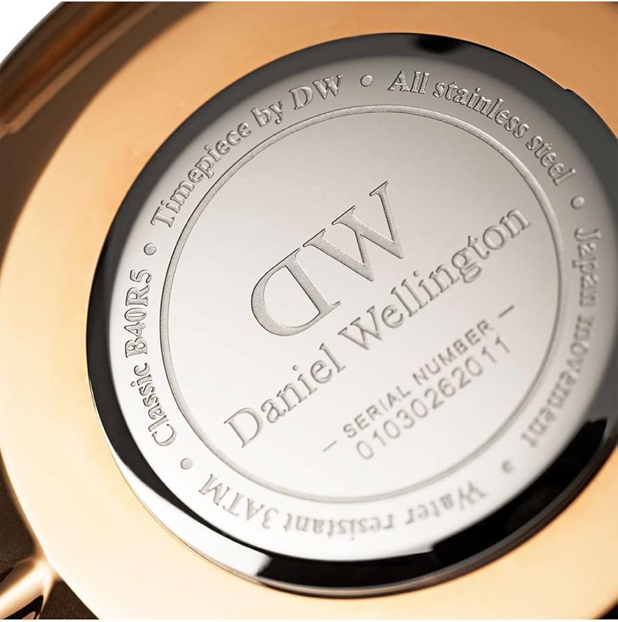  Shop Authentic Daniel Wellington Classic Sheffield White Dial Black Leather Strap Watch for Women - DW00100036 - Luxxuri
