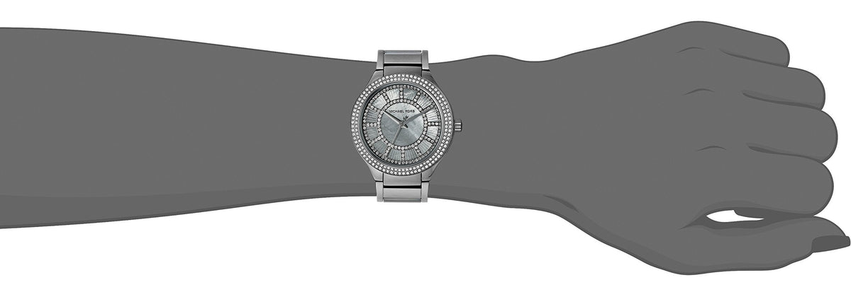  Shop Authentic Michael Kors Kerry Gunmetal Dial Steel Strap Watch for Women - MK3410 - Luxxuri
